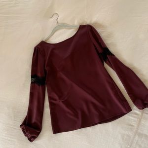 Cooper & Ella purple blouse size small